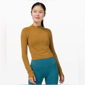 Lululemon Athletica Golden Long Sleeve Top